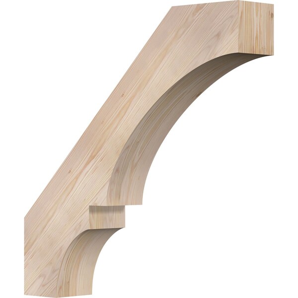 Ekena Millwork 5 1/2"W x 30"D x 30"H Balboa Smooth Knee Brace, Douglas Fir BRC06X30X30BOA00SDF - main